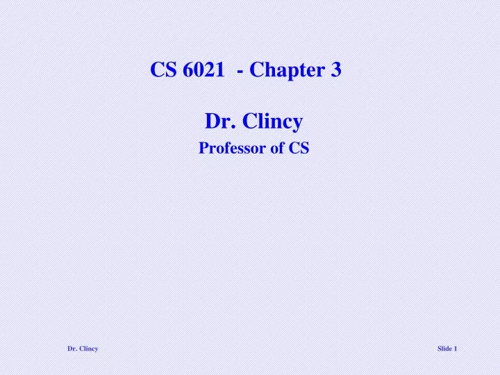 cs 6021 chapter 3