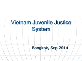 Vietnam Juvenile Justice System