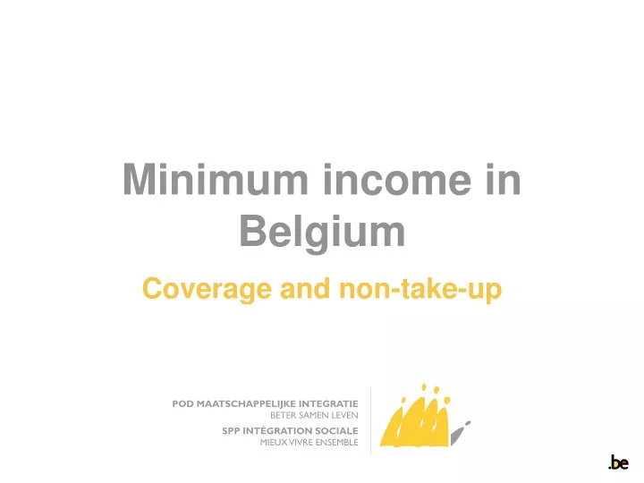 minimum income in belgium