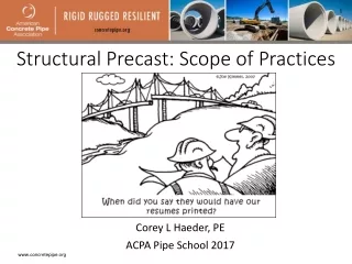 Structural Precast: Scope of Practices