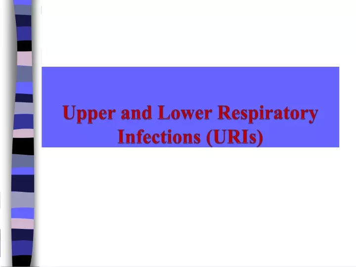 upper and lower respiratory infections uris