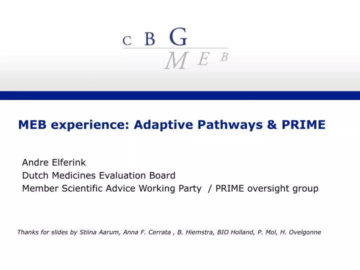 meb experience adaptive pathways prime