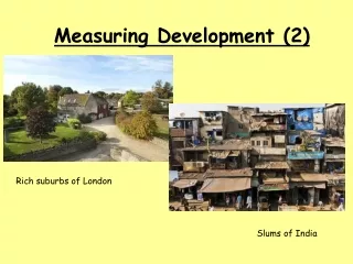 Measuring Development (2)