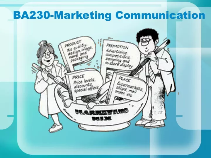 ba230 marketing communication