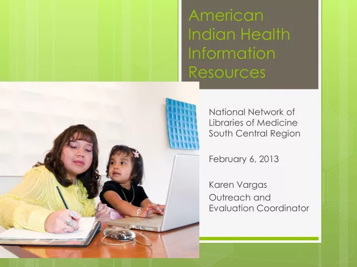 american indian health information resources