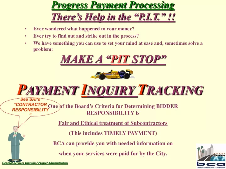 progress payment processing there s help in the p i t