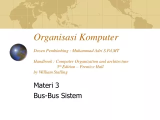 Materi  3 Bus-Bus Sistem