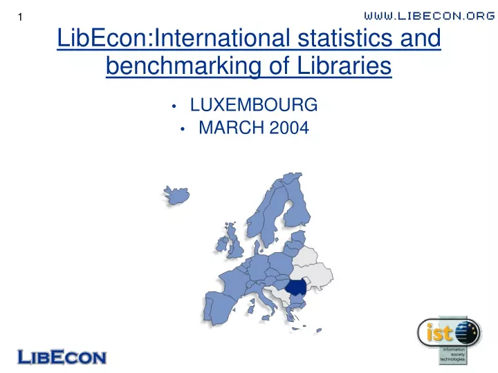 libecon international statistics and benchmarking of libraries
