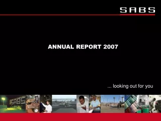 ANNUAL REPORT 2007