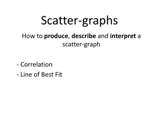 Scatter-graphs