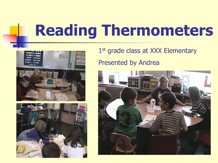 reading thermometers