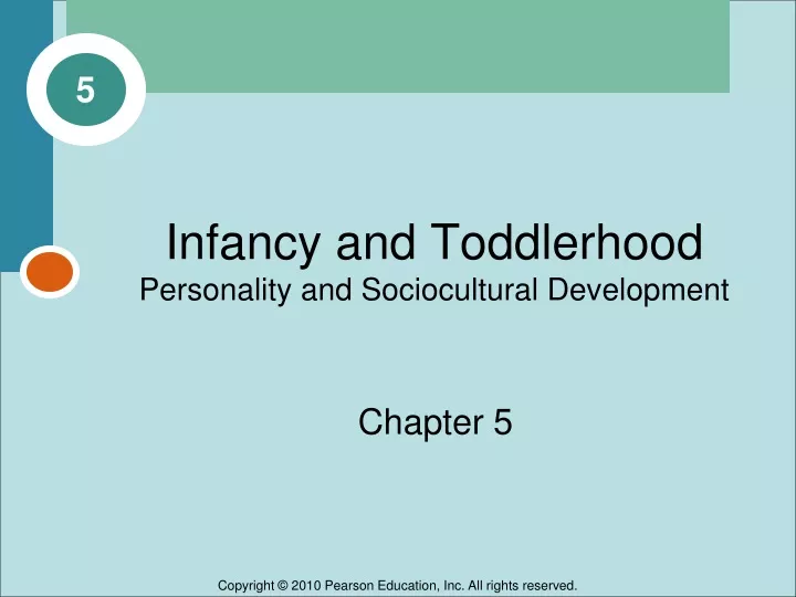 infancy and toddlerhood personality and sociocultural development