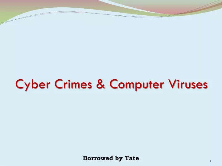 cyber crimes computer viruses