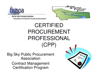 CERTIFIED  PROCUREMENT PROFESSIONAL  (CPP)