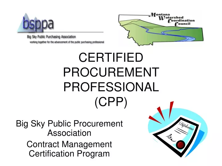 certified procurement professional cpp
