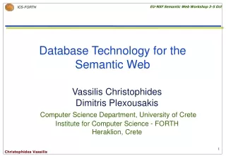 Database Technology for the Semantic Web