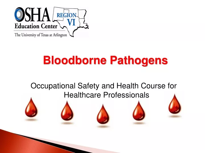 PPT - Bloodborne Pathogens PowerPoint Presentation, Free Download - ID ...