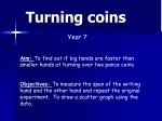 Hand Span Experiment with Coins - slide 1