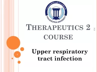 Therapeutics 2 course