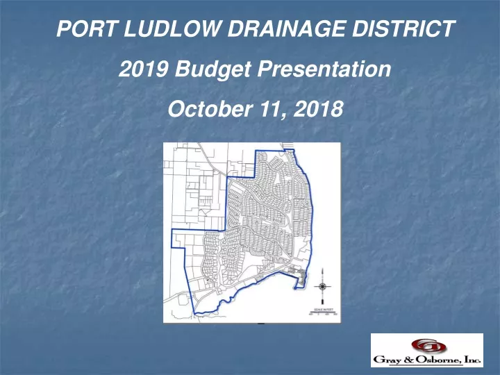 port ludlow drainage district 2019 budget