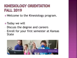 Kinesiology Orientation Fall 2019