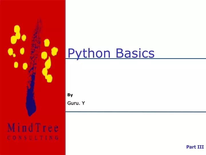 python basics by guru y