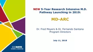 Medical Doctorate - Academic Research Careers ( MD-ARC )