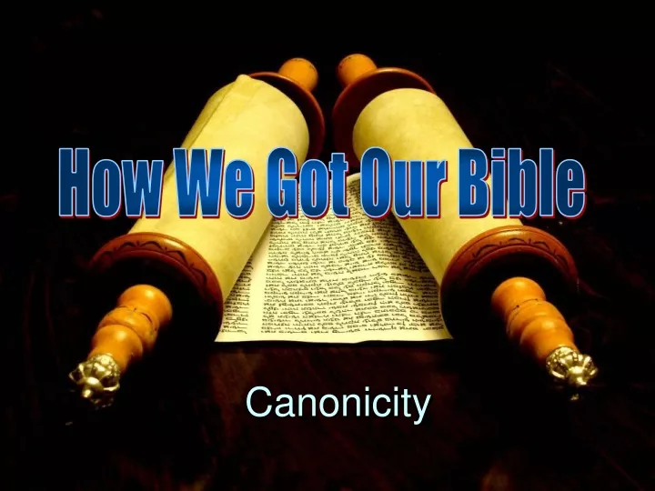 canonicity