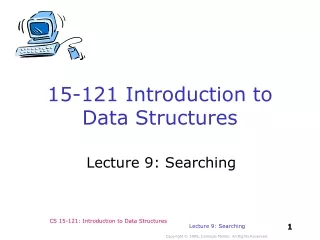 15-121 Introduction to Data Structures