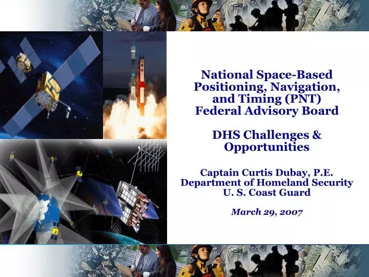 national space based positioning navigation