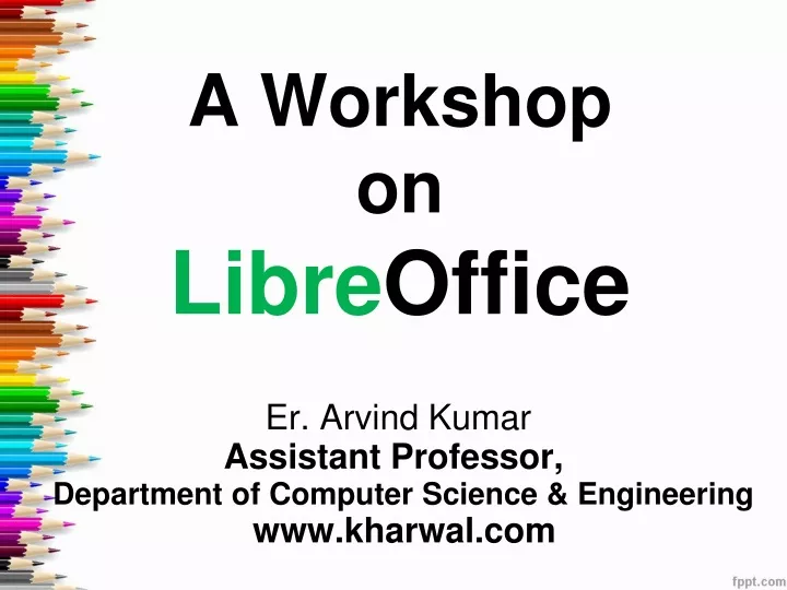 a workshop on libre office