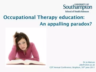 Occupational Therapy education: