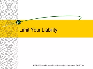 Limit Your Liability