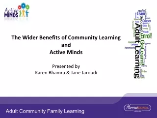 Adult Community Family Learning