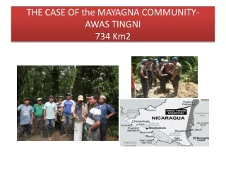 THE CASE OF the MAYAGNA COMMUNITY- AWAS TINGNI 734 Km2