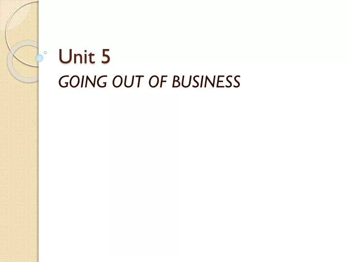 unit 5