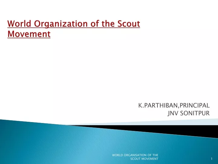 world organization of the scout movement