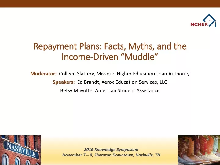 repayment plans facts myths and the income driven muddle