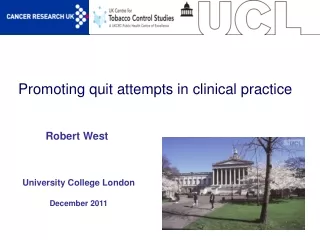 Promoting quit attempts in clinical practice