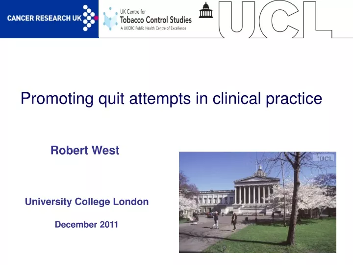 promoting quit attempts in clinical practice