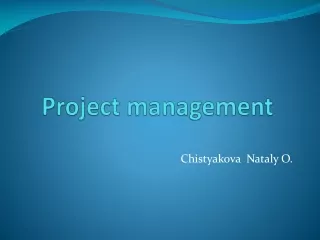 Project management