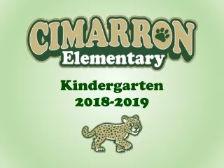 Kindergarten 2018-2019