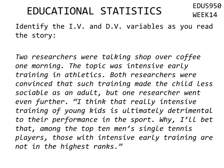 educational statistics