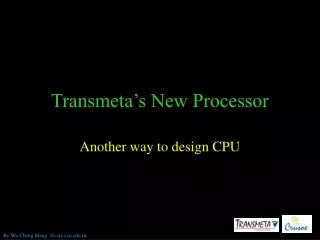 Transmeta’s New Processor