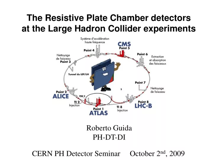 the resistive plate chamber detectors