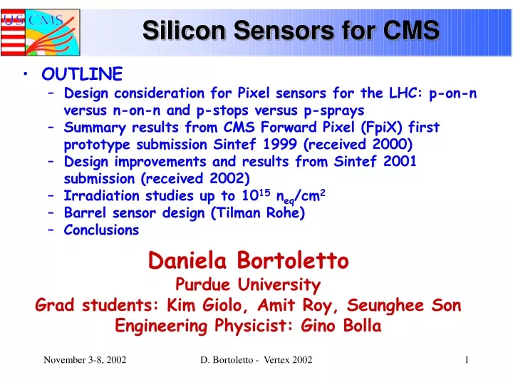 silicon sensors for cms