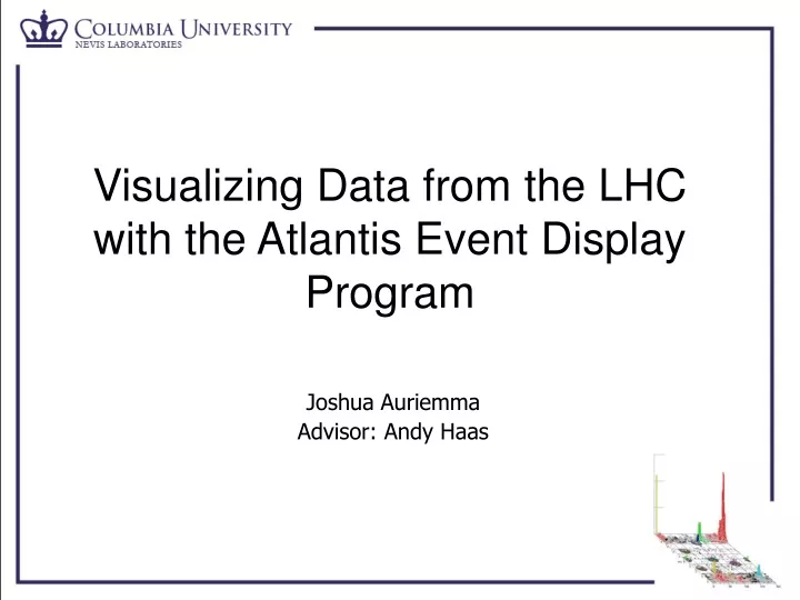 visualizing data from the lhc with the atlantis event display program