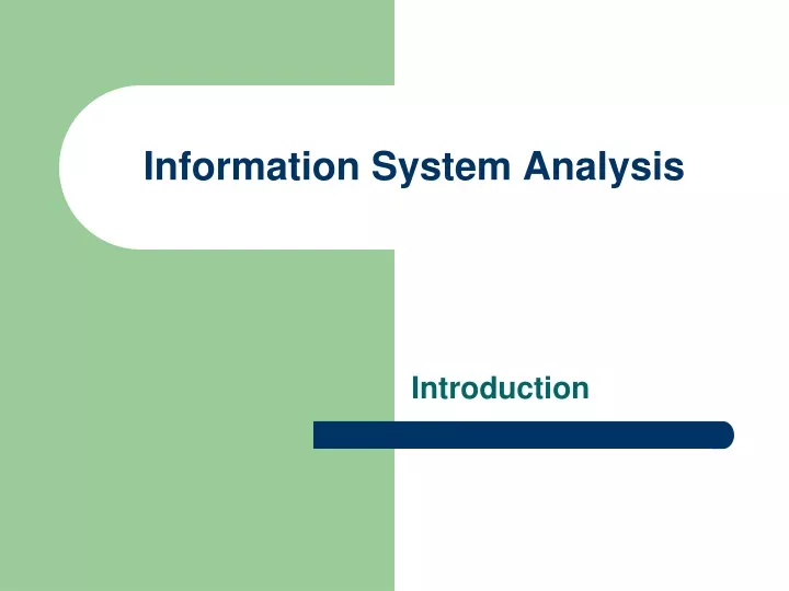 information system analysis