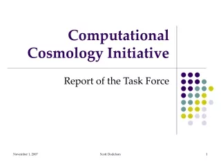 Computational Cosmology Initiative