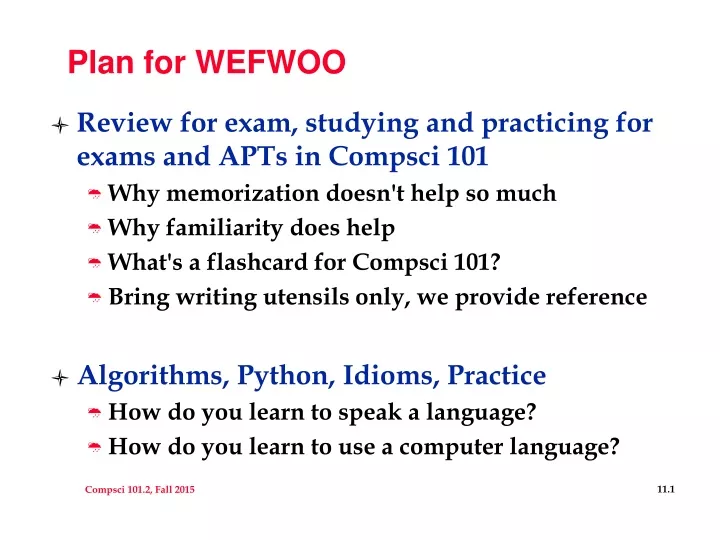 plan for wefwoo